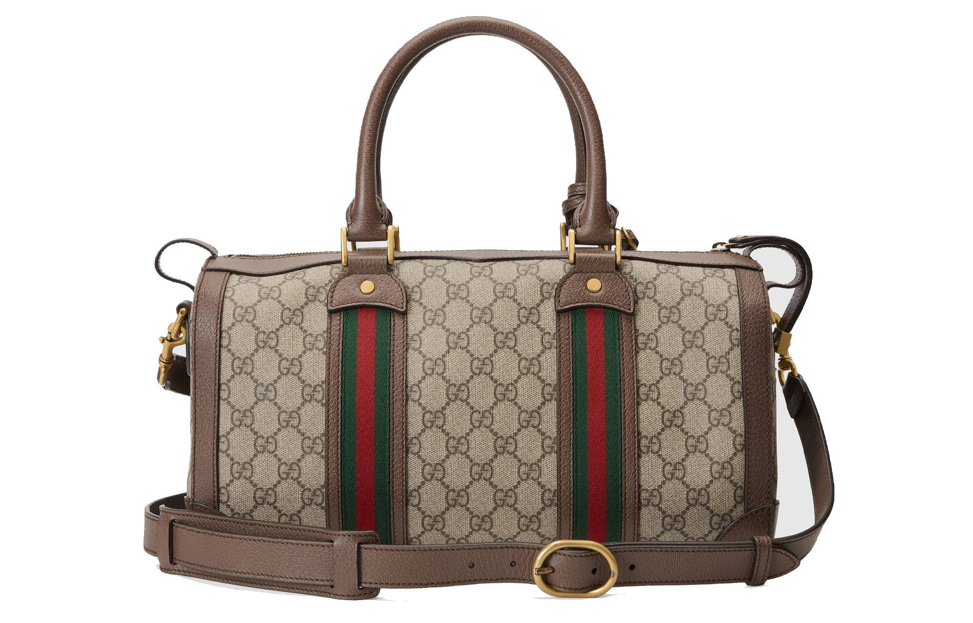 

GUCCI Холщовая сумка с кожаной дорожной сумкой через плечо кроссбоди маленькая мужская коричневая