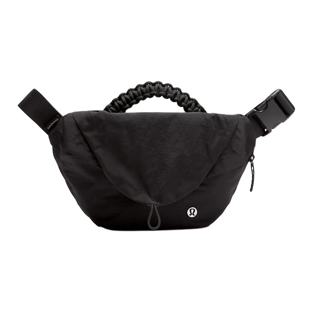 

Lululemon Нейлоновая сумка унисекс черная, Black