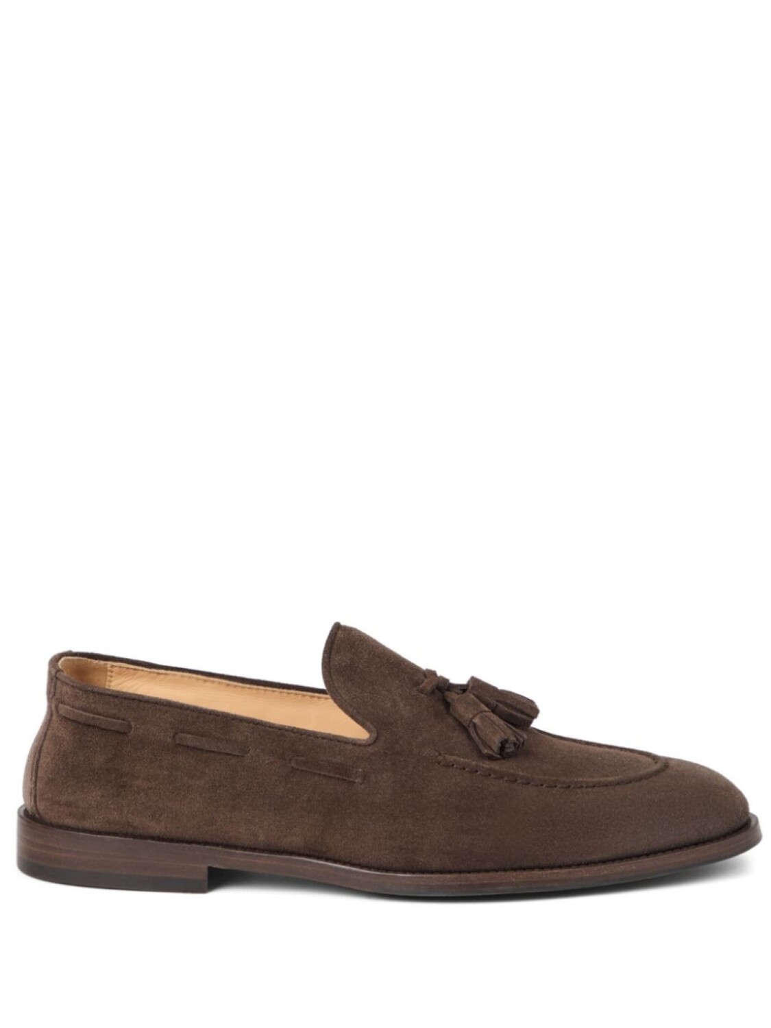 

Brunello Cucinelli замшевые лоферы, коричневый
