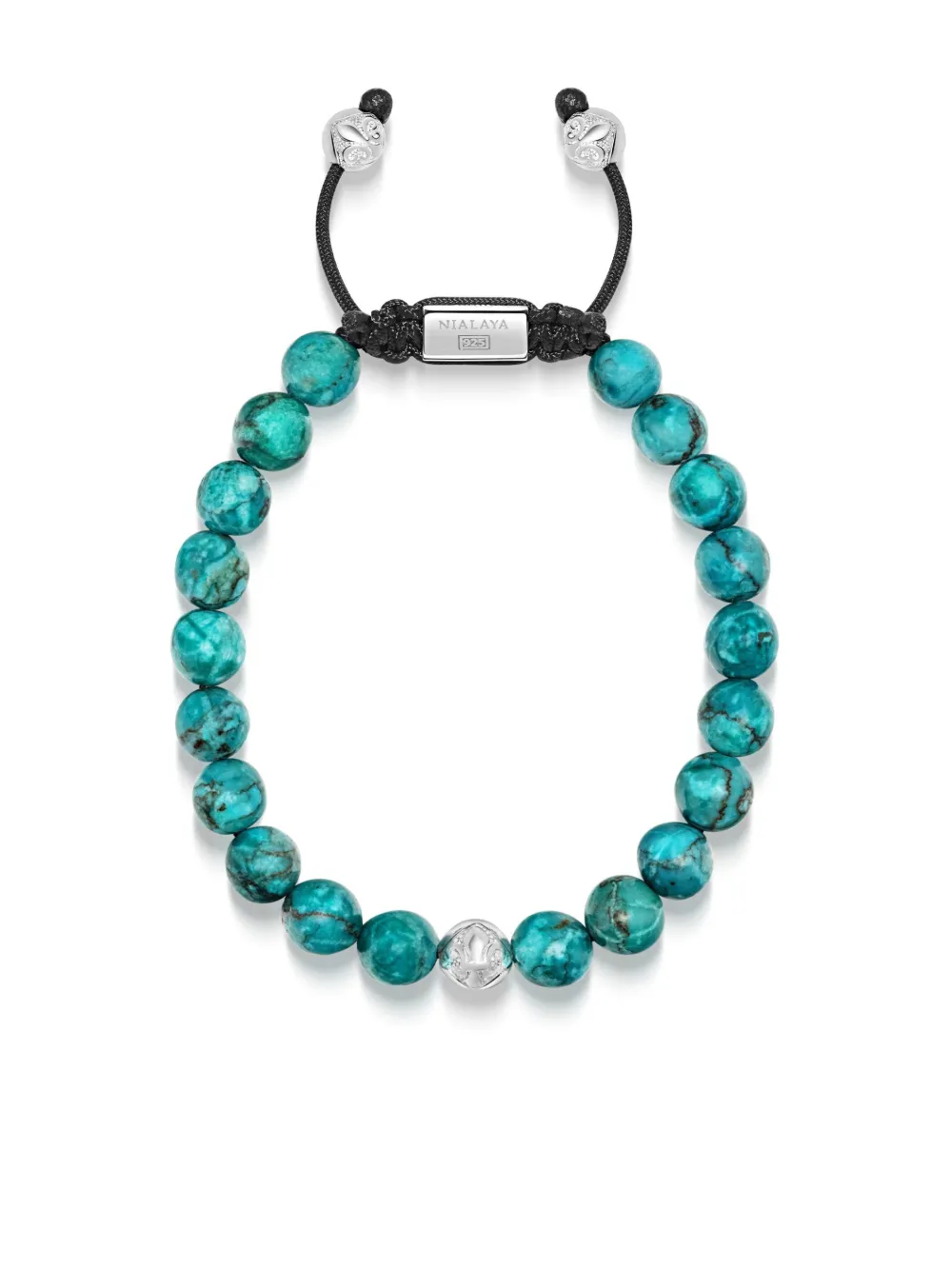 

Браслет из бусин Nialaya Jewelry, синий