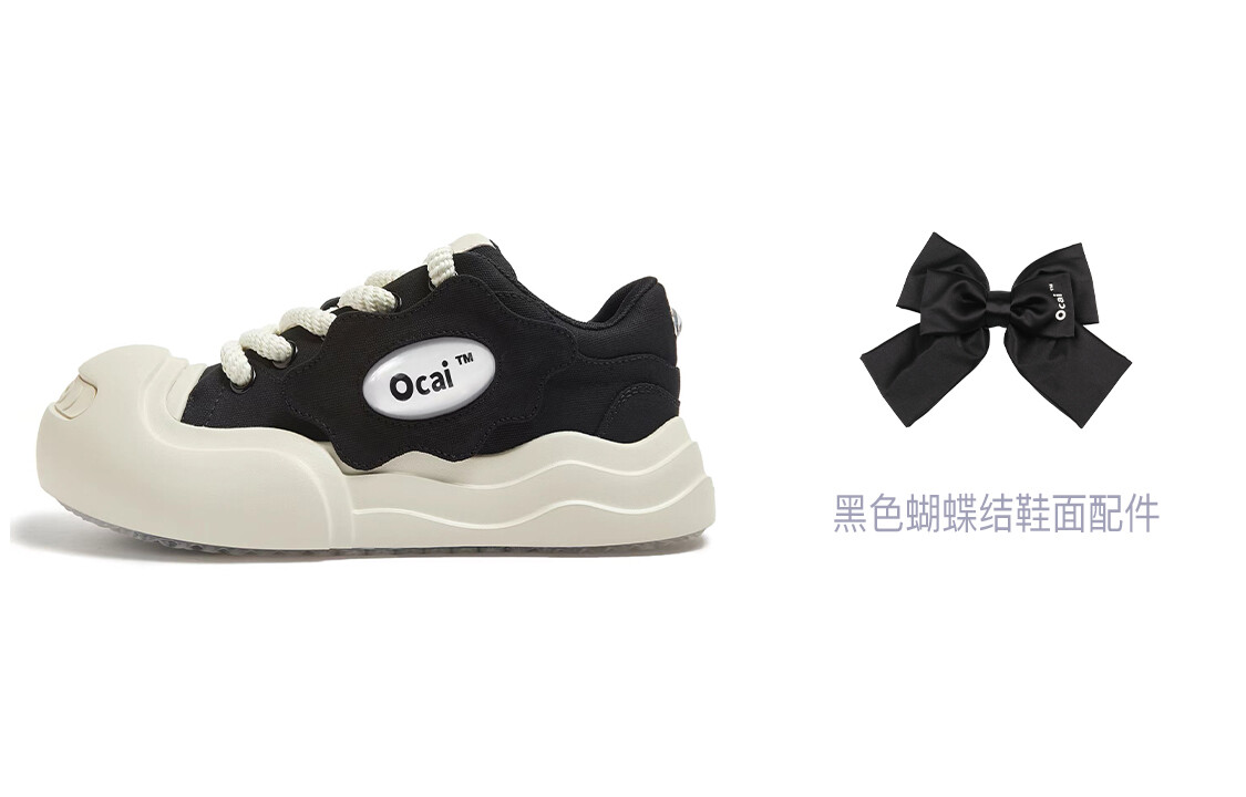 

Ocai 002 Smile парусиновая обувь унисекс, цвет retro black + black bow, Фиолетовый, Ocai 002 Smile парусиновая обувь унисекс, цвет retro black + black bow