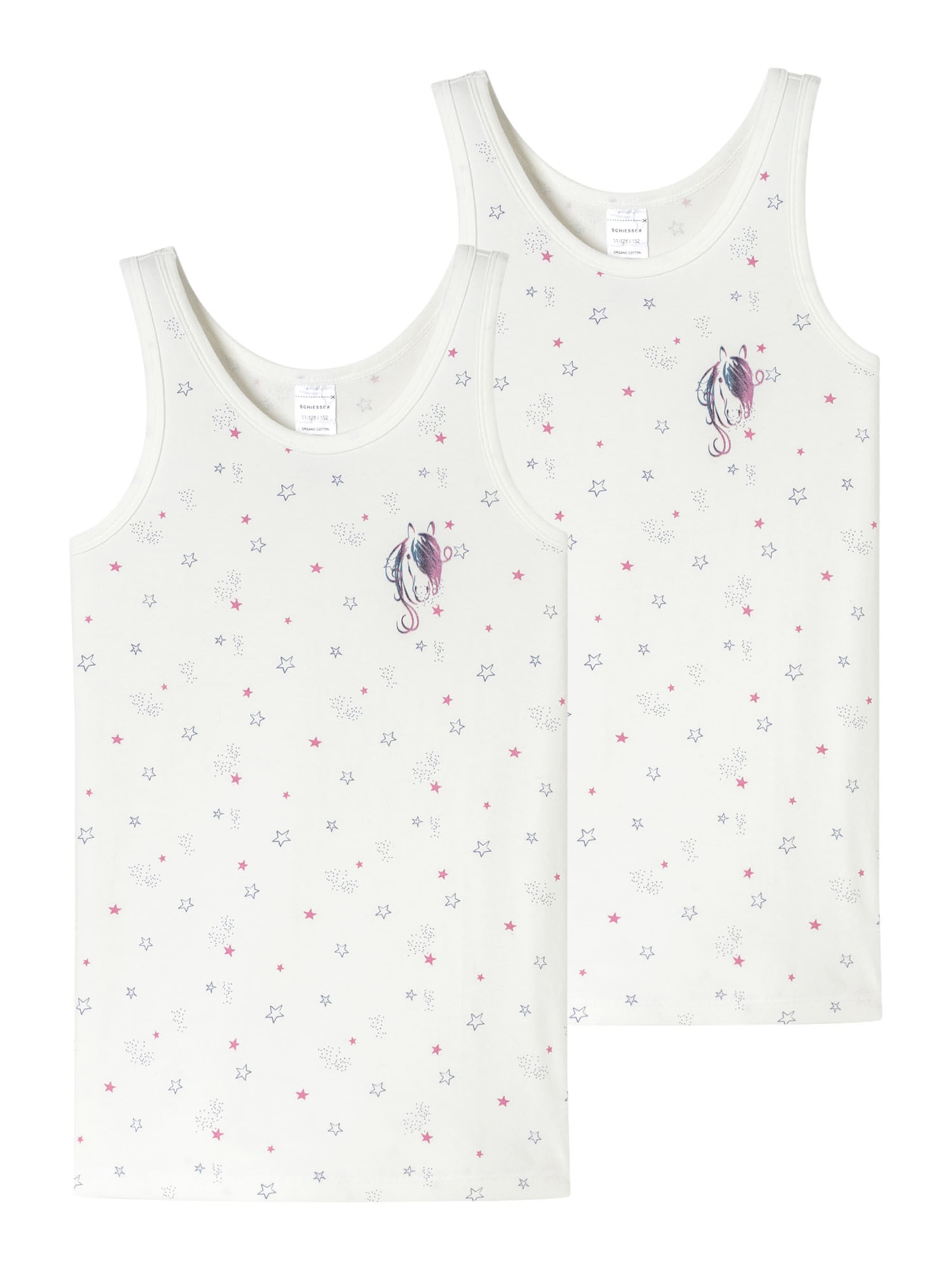 

SCHIESSER Майка 'Horse World' в цвете Off White