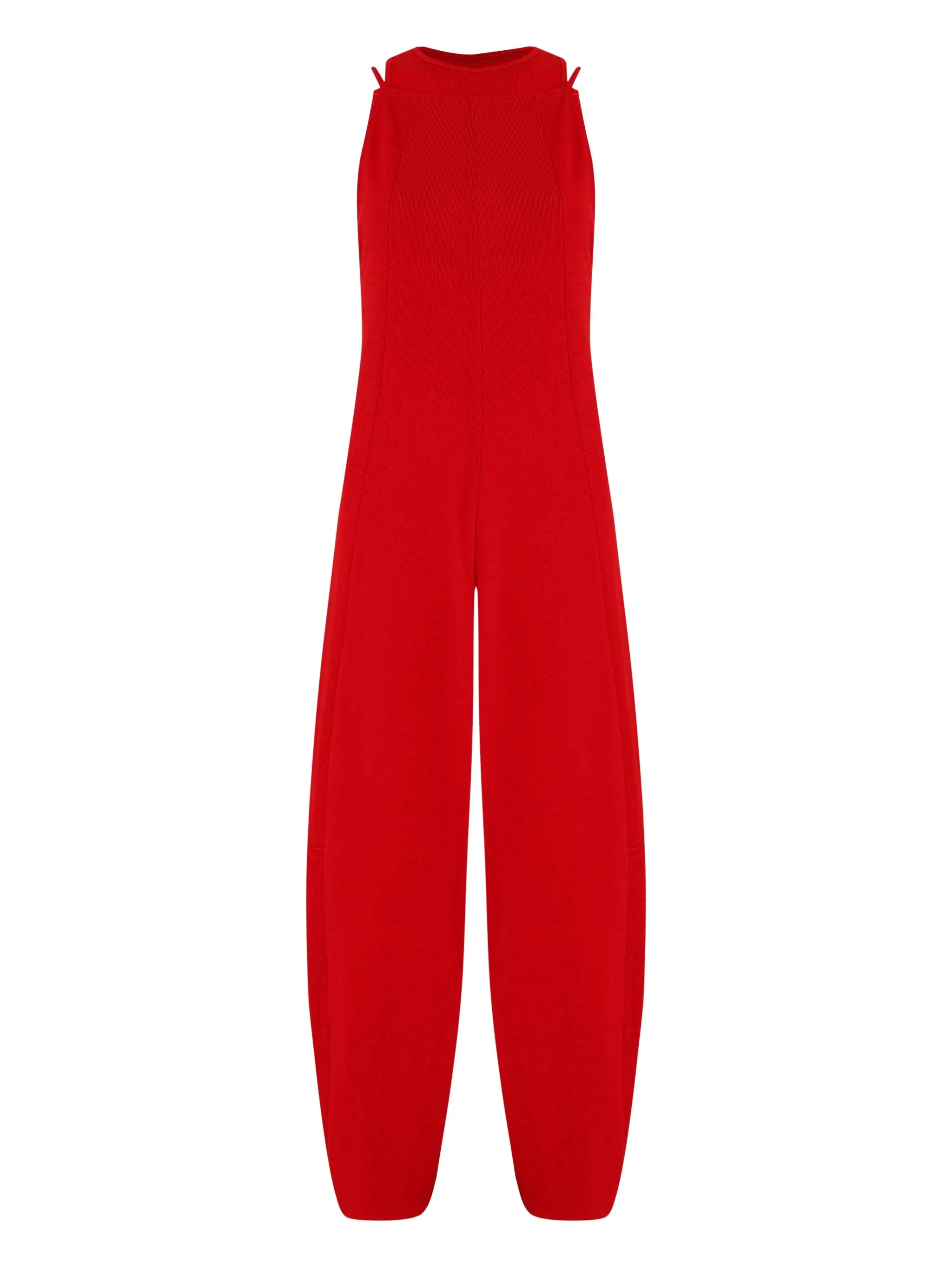 

Комбинезон из смесового хлопка Osklen, красный