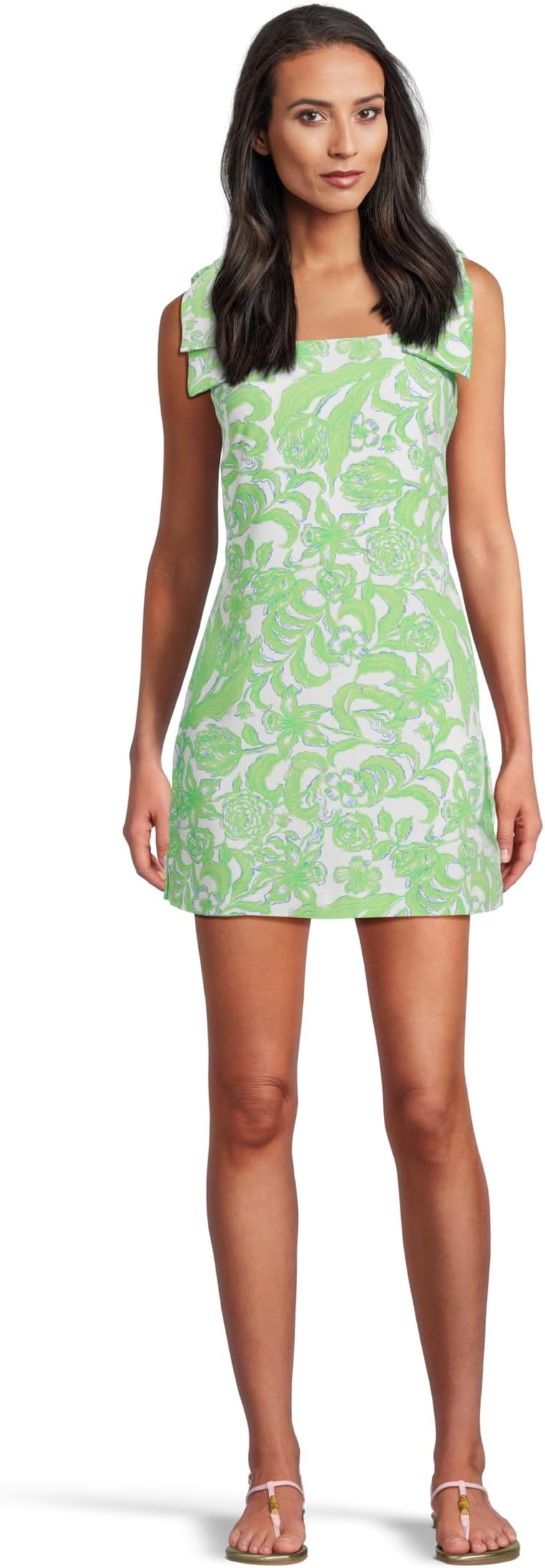 

Платье Lilly Pulitzer Anders Skirted Romper, Resort White Daffodil Hill