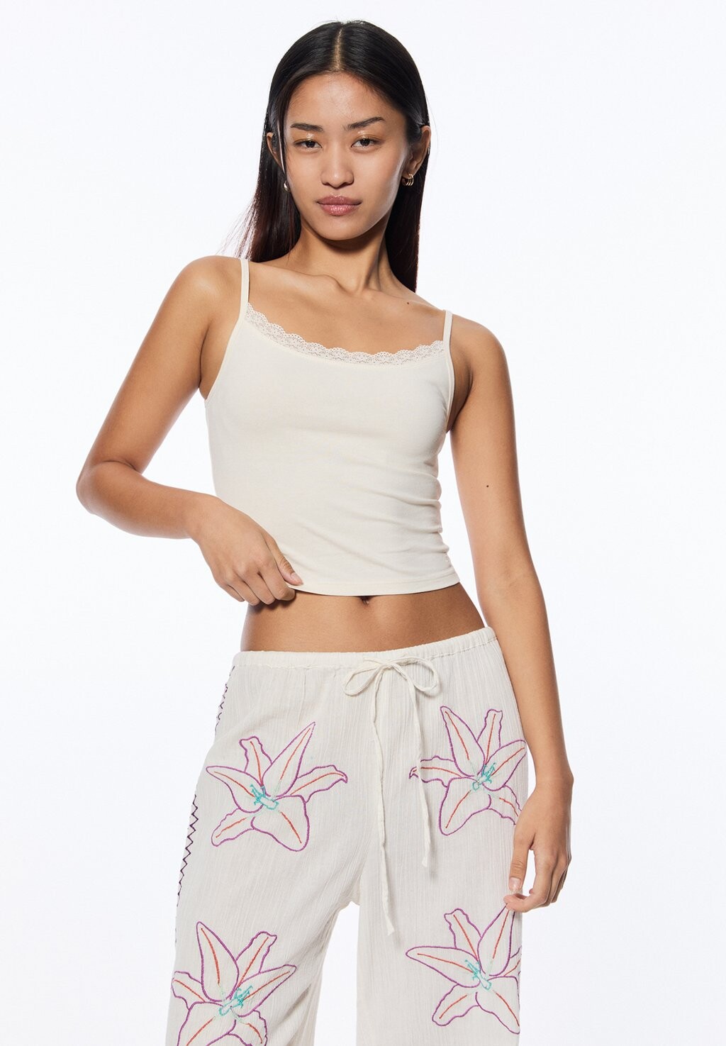 

Топ STRAPPY PULL&BEAR, бежевый