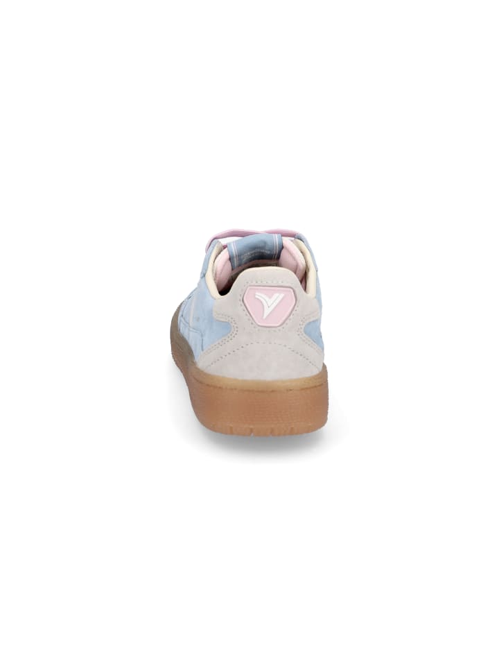 Кроссовки на шнуровке Victoria Shoes, светло-синий — фото 3