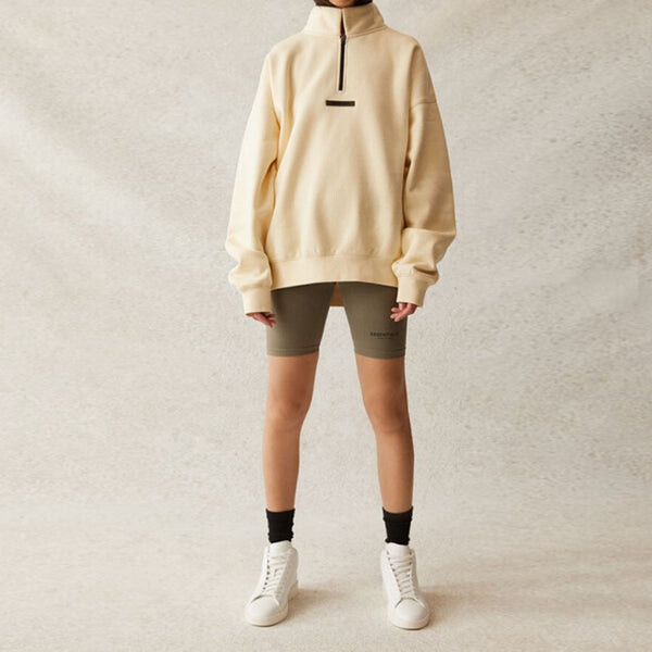 Шорты ss21 athletic biker short 'taupe' Fear Of God Essentials, серый — фото 4