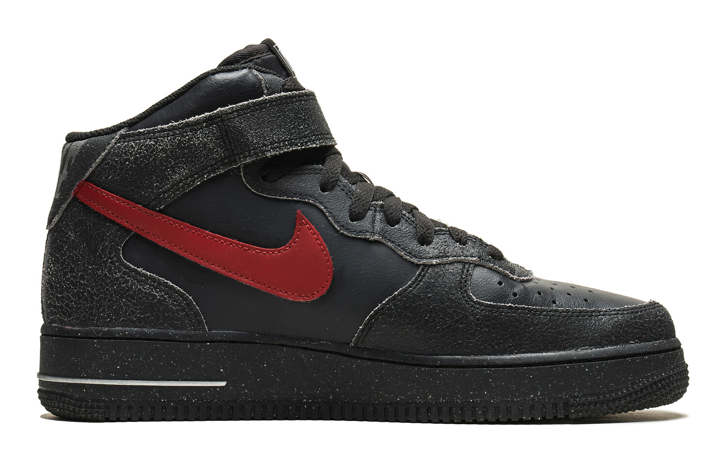 

Кроссовки Nike Air Force 1 Skateboarding Shoes Men Mid-top Red, черный
