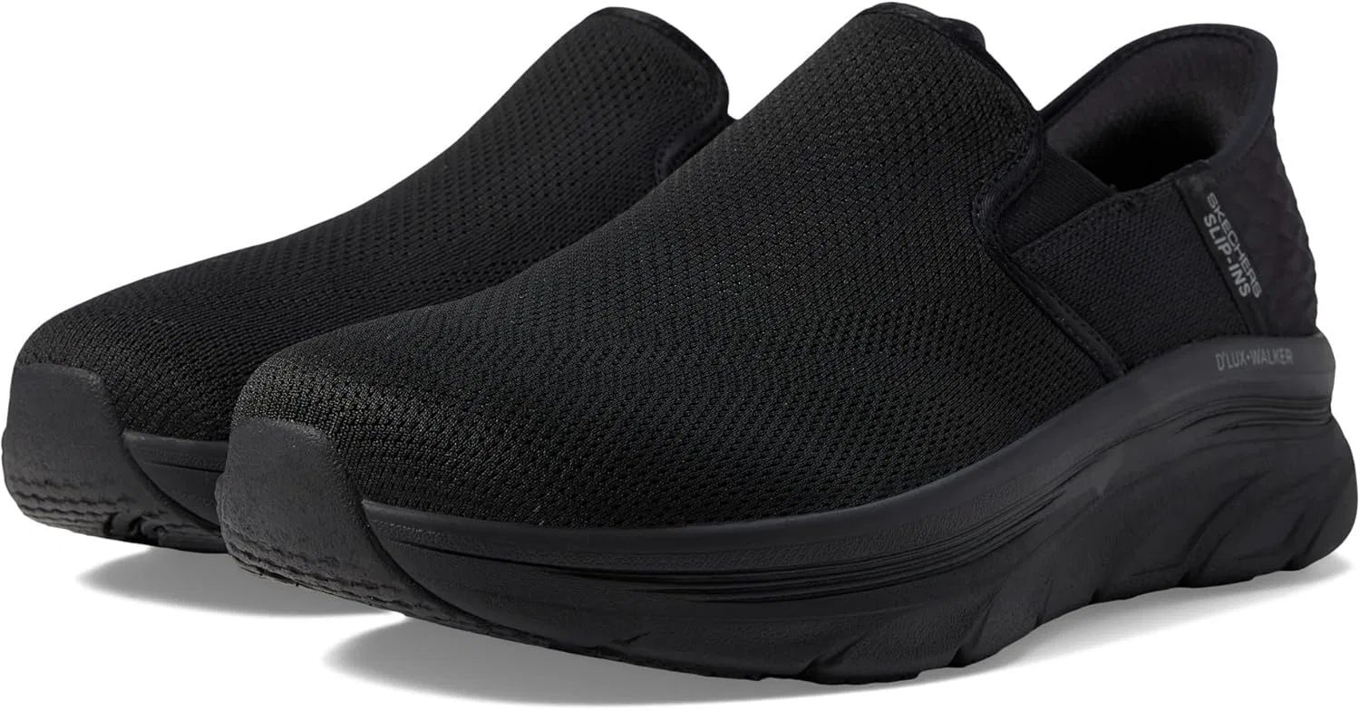 Мужские слипоны Skechers D'lux Walker Orford, Black
