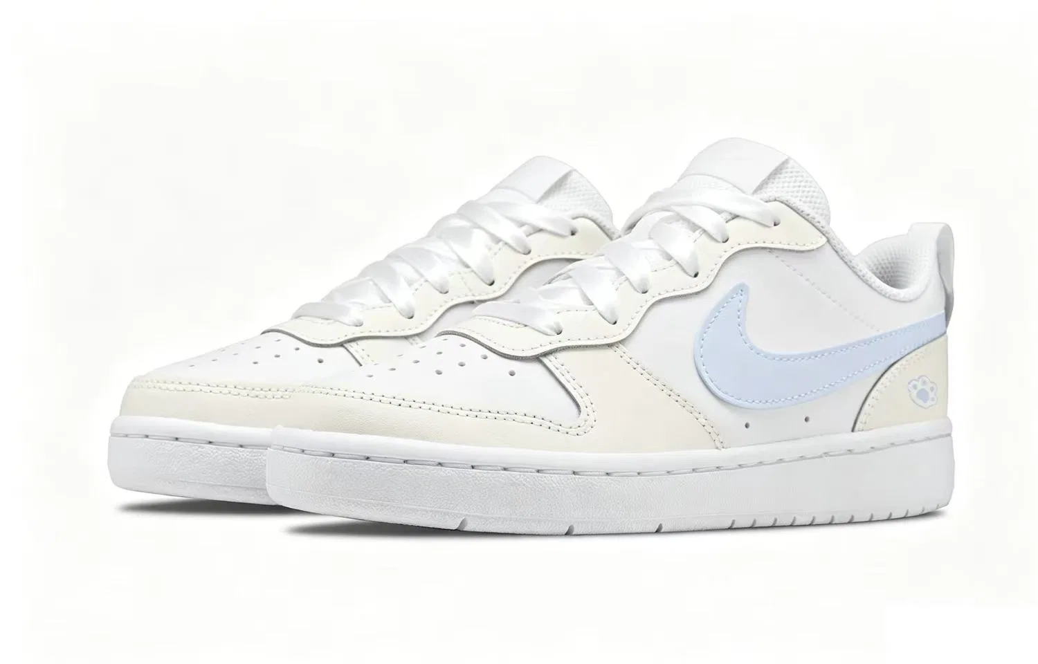 Кроссовки для скейтбординга Nike Court Borough Leather Low Top Light Yellow — фото 4