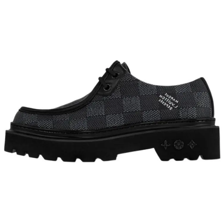 

LOUIS VUITTON Повседневные мужские туфли Ranger Derby Ebene, черные