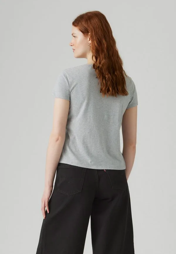 Идеальные футболки с v-образным вырезом, комплект из 2 штук, с принтом. Levi'S, White/Starstruck Heather — фото 3