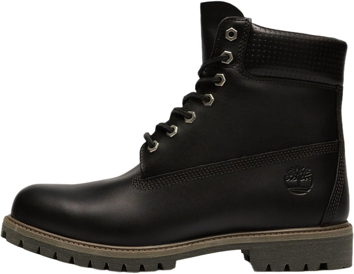 Timberland мужские премиальные 6-дюймовые шнурованные водонепроницаемые ботинки, black, 8.5 Wide — фото 4