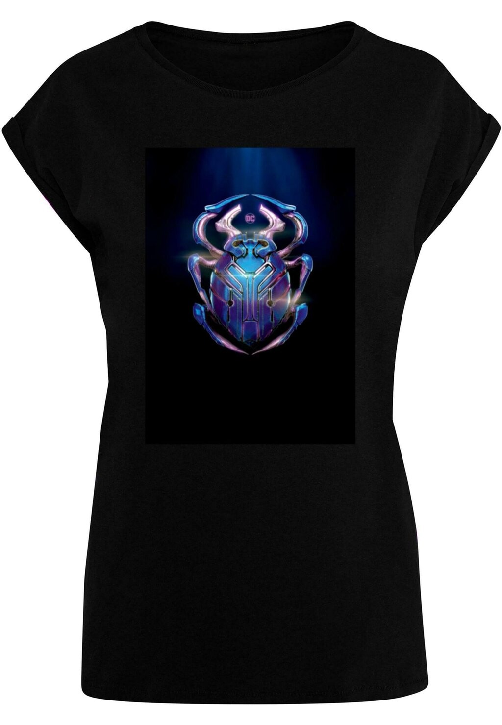

Футболка с принтом BLUE BEETLE GLOWING BEETLE ABSOLUTE CULT, черный