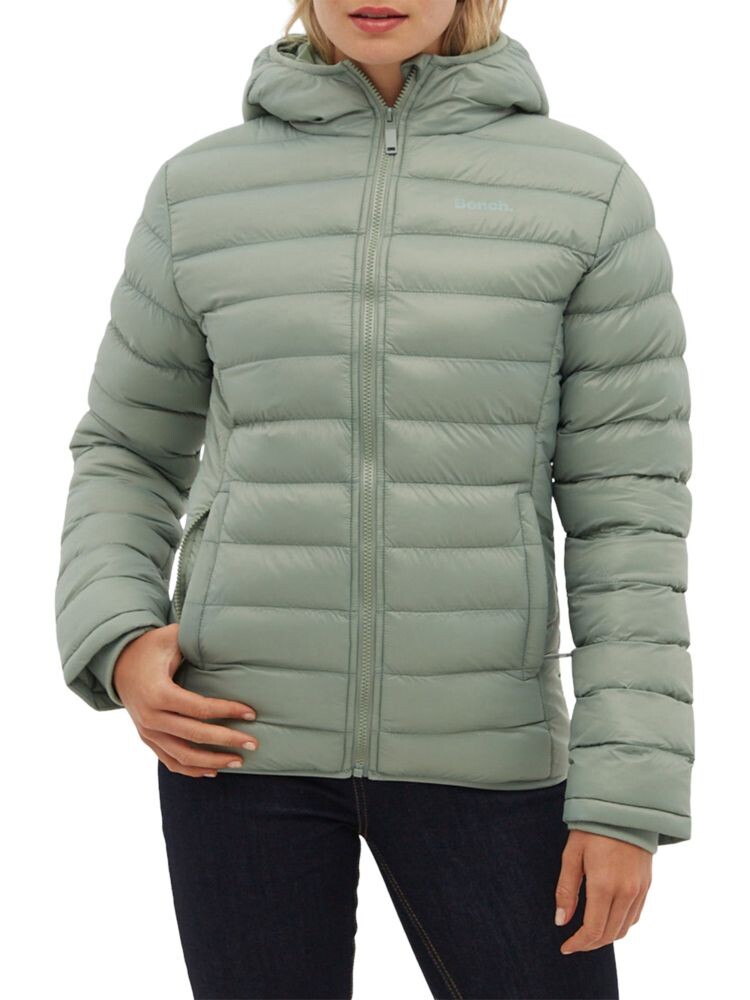 

Пуховик с капюшоном Bench, цвет Sage Green