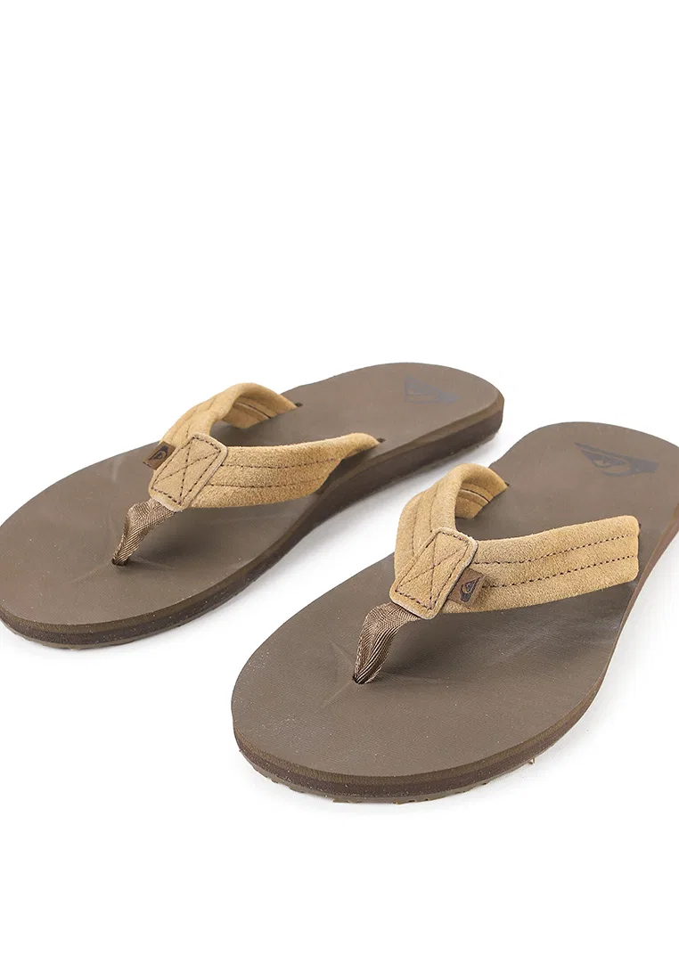Сандалии-вьетнамки замшевые Carver, модель: Suede Core Quiksilver — фото 3