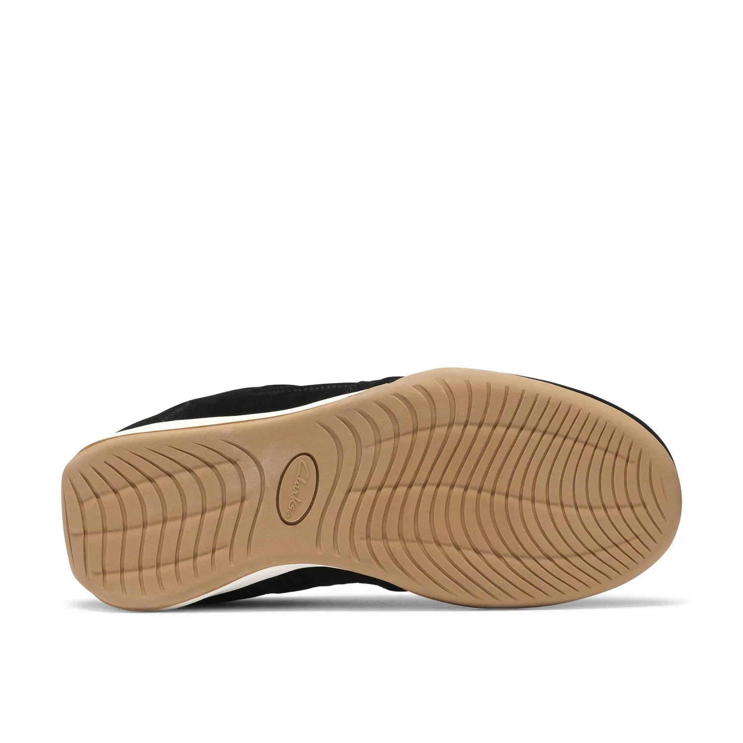 Кроссовки Upton Lace из замши и сетки Clarks, черный — фото 3