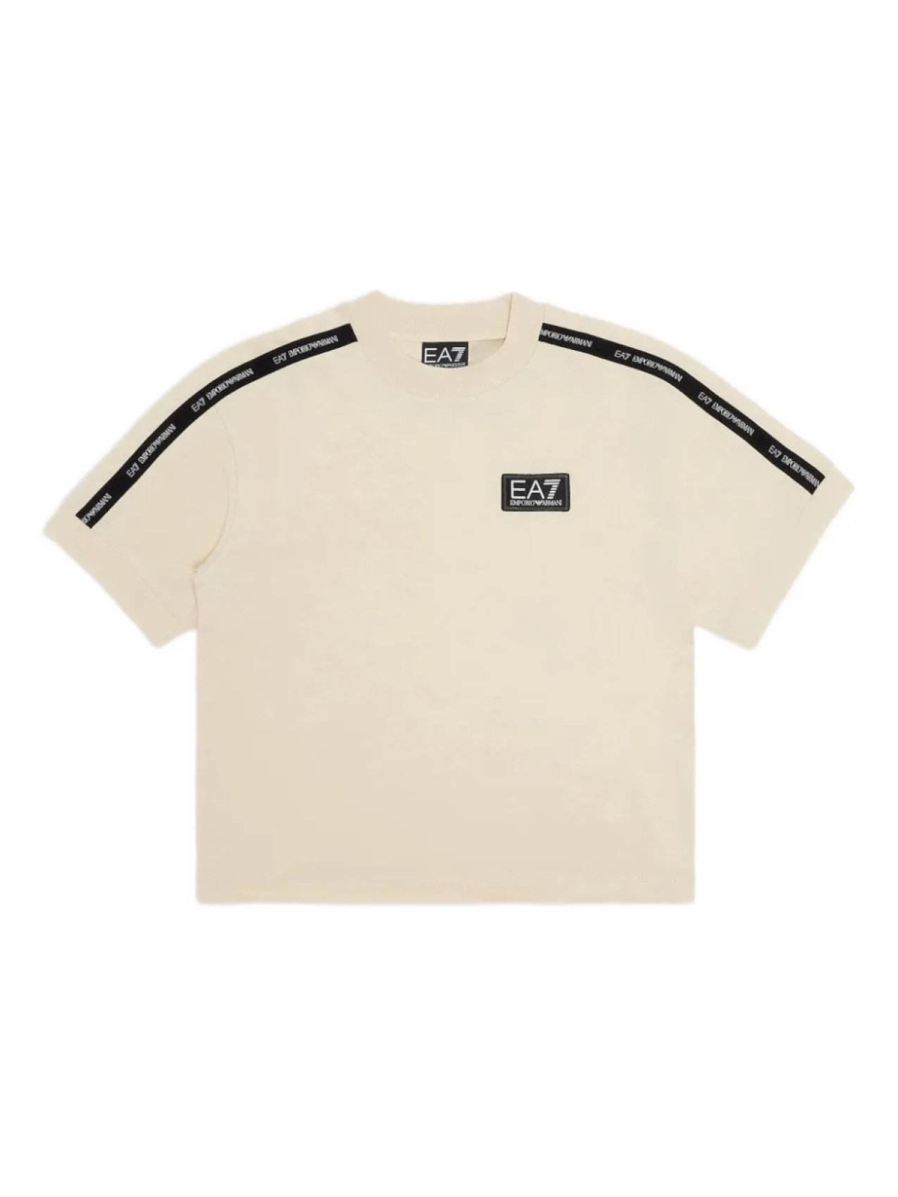 

Футболка с логотипом Emporio Armani Kids из хлопка, нейтральный