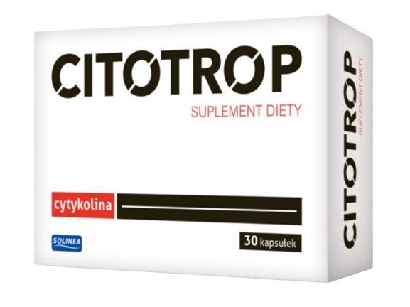 

Препарат, поддерживающий нервную систему Citotrop 250 mg Kapsułki , 30 шт
