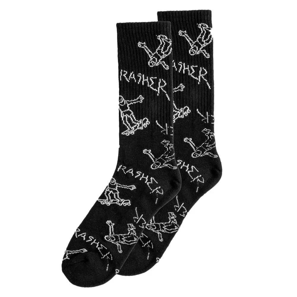 

Носки Thrasher Gonz Logo crew, разноцветный