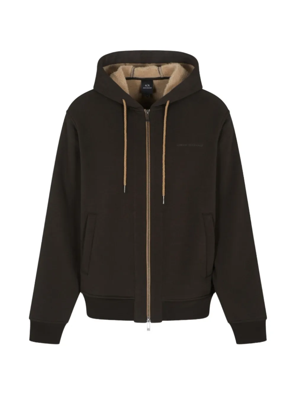 

Толстовка на молнии Armani Exchange, коричневый