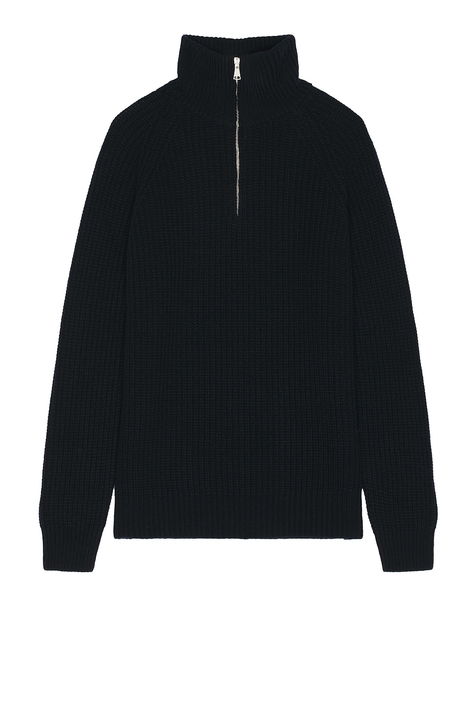 

Вискозная шерсть Barracuda с молнией до середины груди Ghiaia Cashmere, Navy