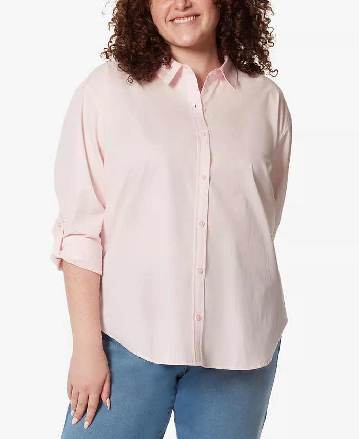 

Рубашка Amanda Plus Size Gloria Vanderbilt, розовый