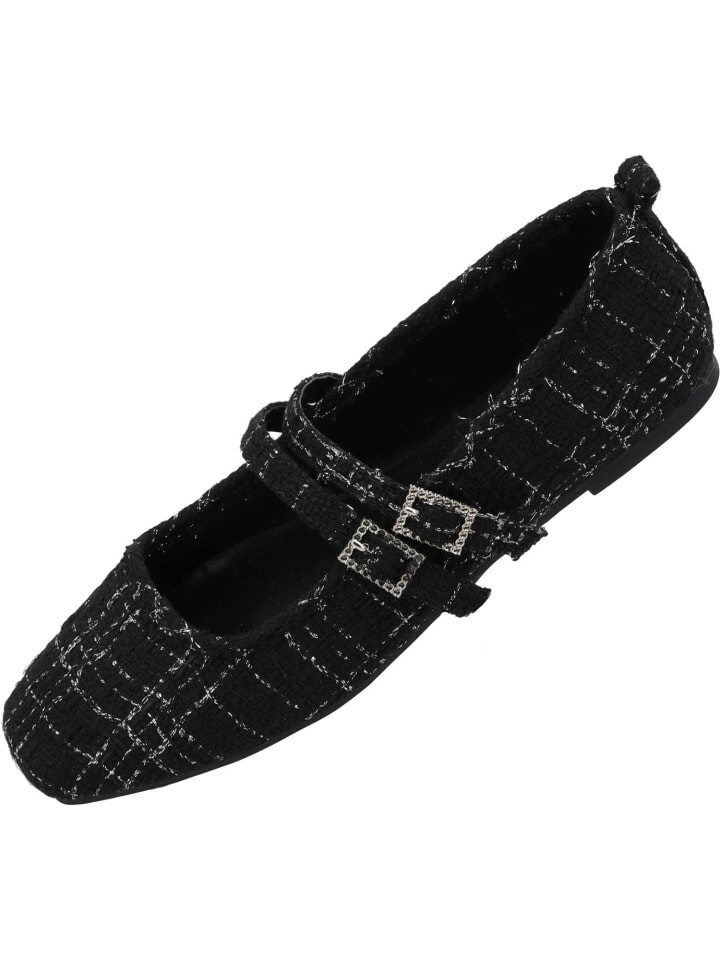 

Балетки palado Riemchenballerinas, цвет black silver