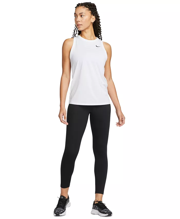 Женский майка для тренировок Dri-FIT Nike, белый — фото 4