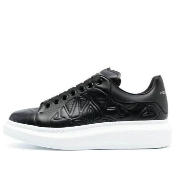 

Кроссовки oversized sneaker 'black white' Alexander Mcqueen, черный