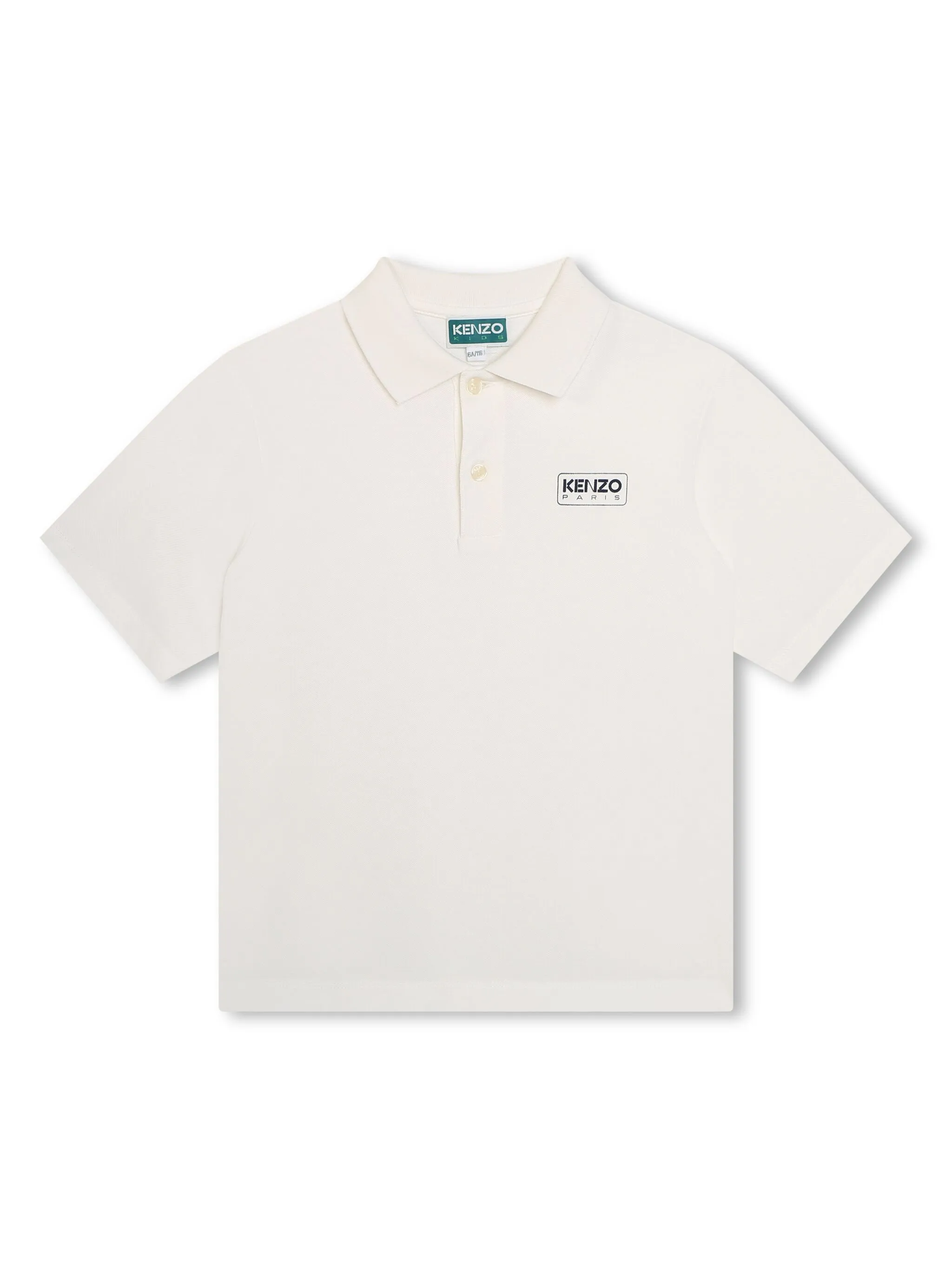 

Рубашка поло с логотипом Kenzo Kids, белый
