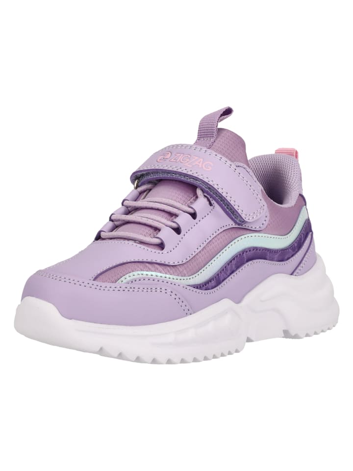

Кроссовки на шнуровке Zigzag, цвет 4002 electric purple