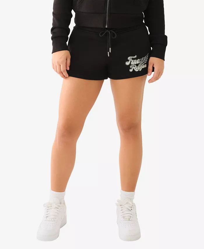 

Женские шорты Crystal Wing Lounge True Religion, черный