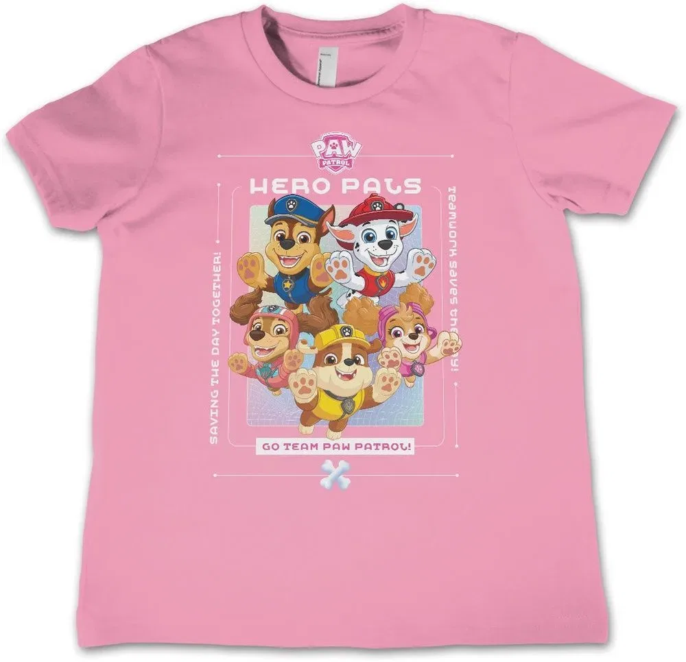 Футболка с принтом, Paw Patrol, розовый