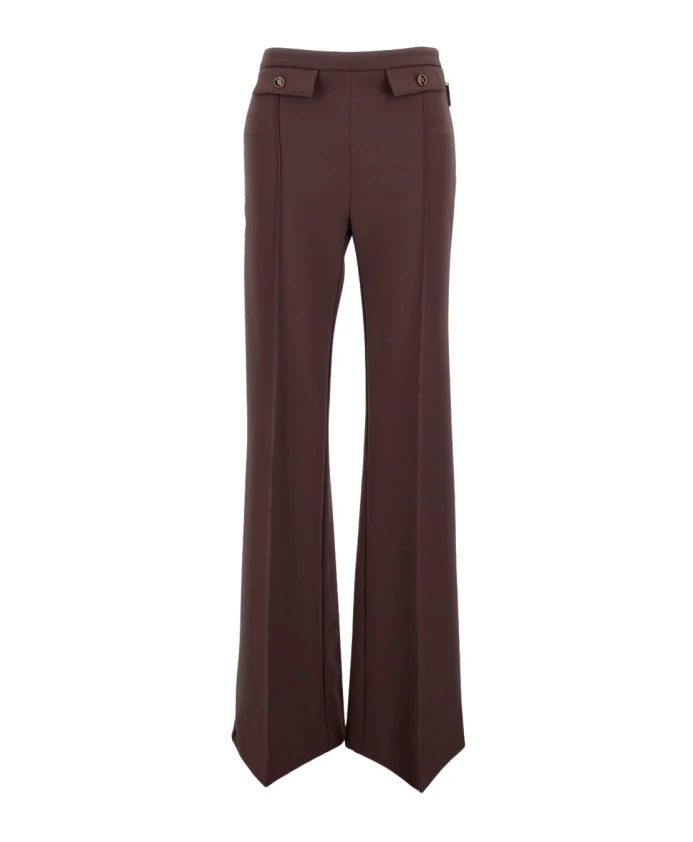 

Брюки из двойного крепа Elisabetta Franchi, красный