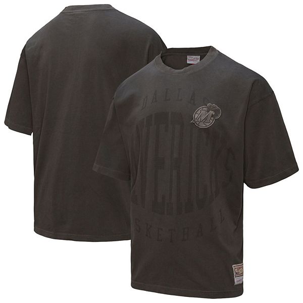 

Мужская черная футболка dallas mavericks downtown collection premium Mitchell & Ness