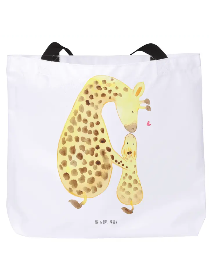 

Сумка-шоппер Mr & Mrs Panda Giraffe Kind ohne Spruch, белый