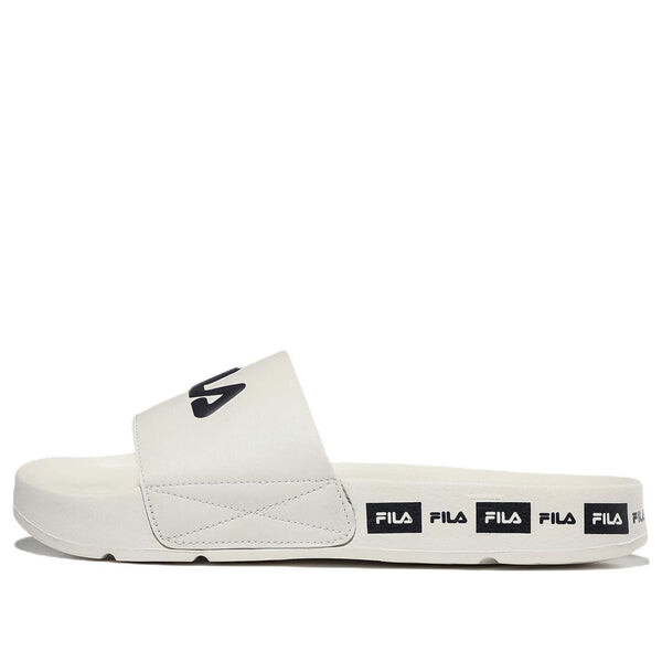 

Тапочки sports slippers white black korean version 'white black' Fila, белый