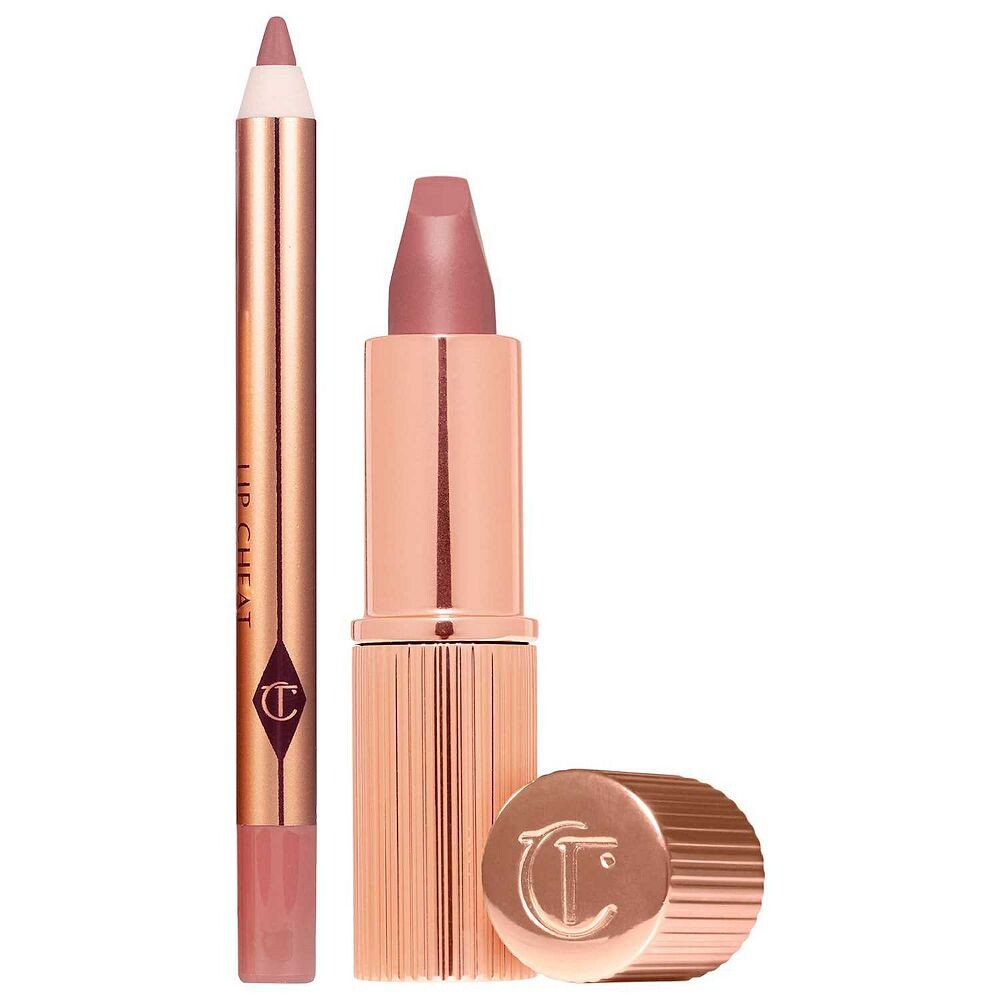 

Набор помады и подводки Charlotte Tilbury Mini Pillow Talk, цвет Pillow Talk