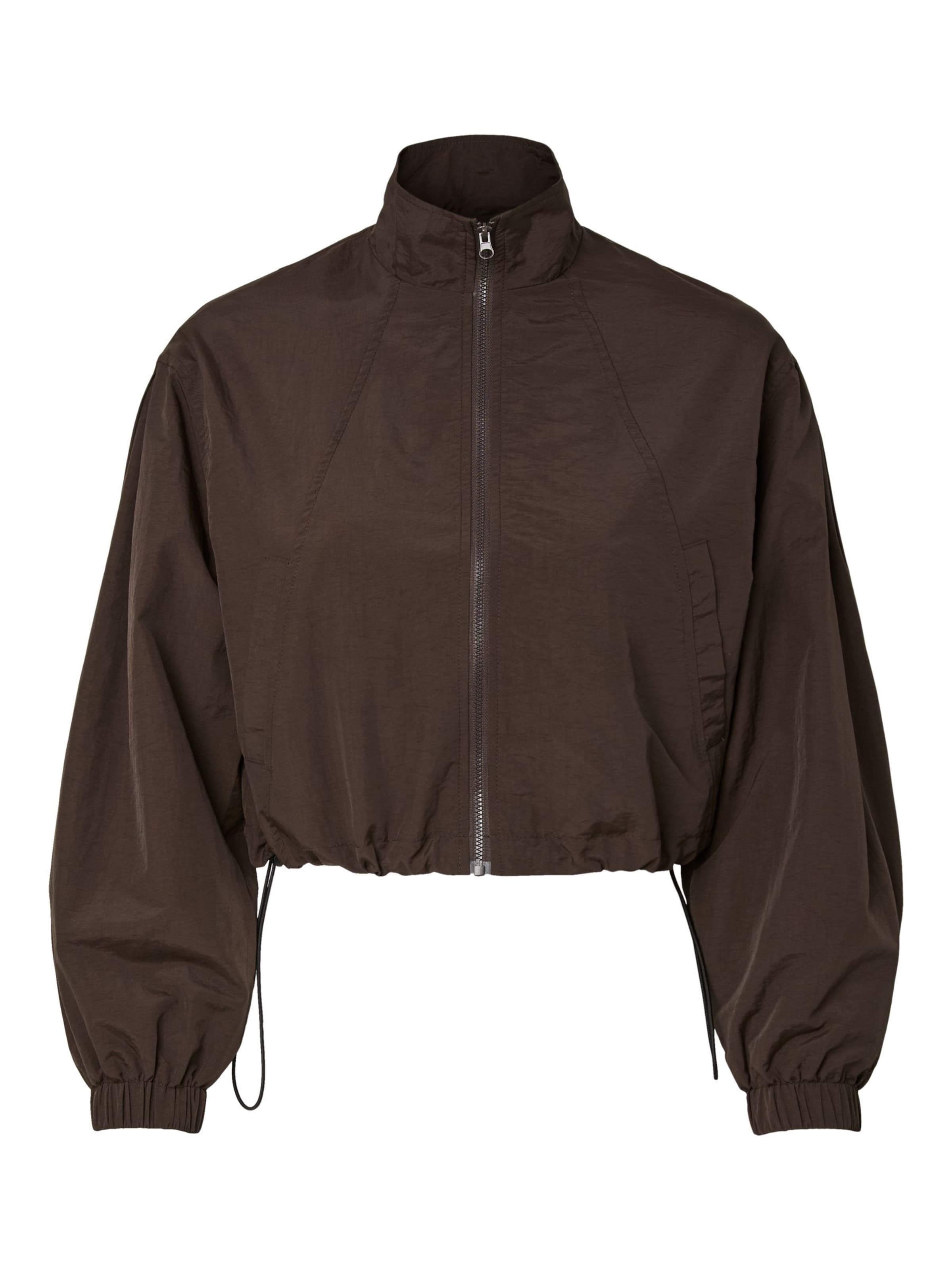 

PIECES Межсезонная куртка 'PCJabina' в коричневом цвете