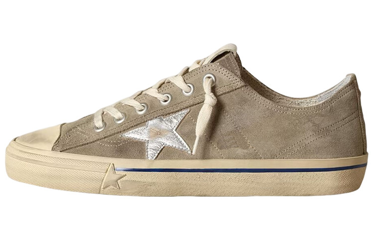 Кроссовки Golden Goose V-Star 2 замшевые, коричневый