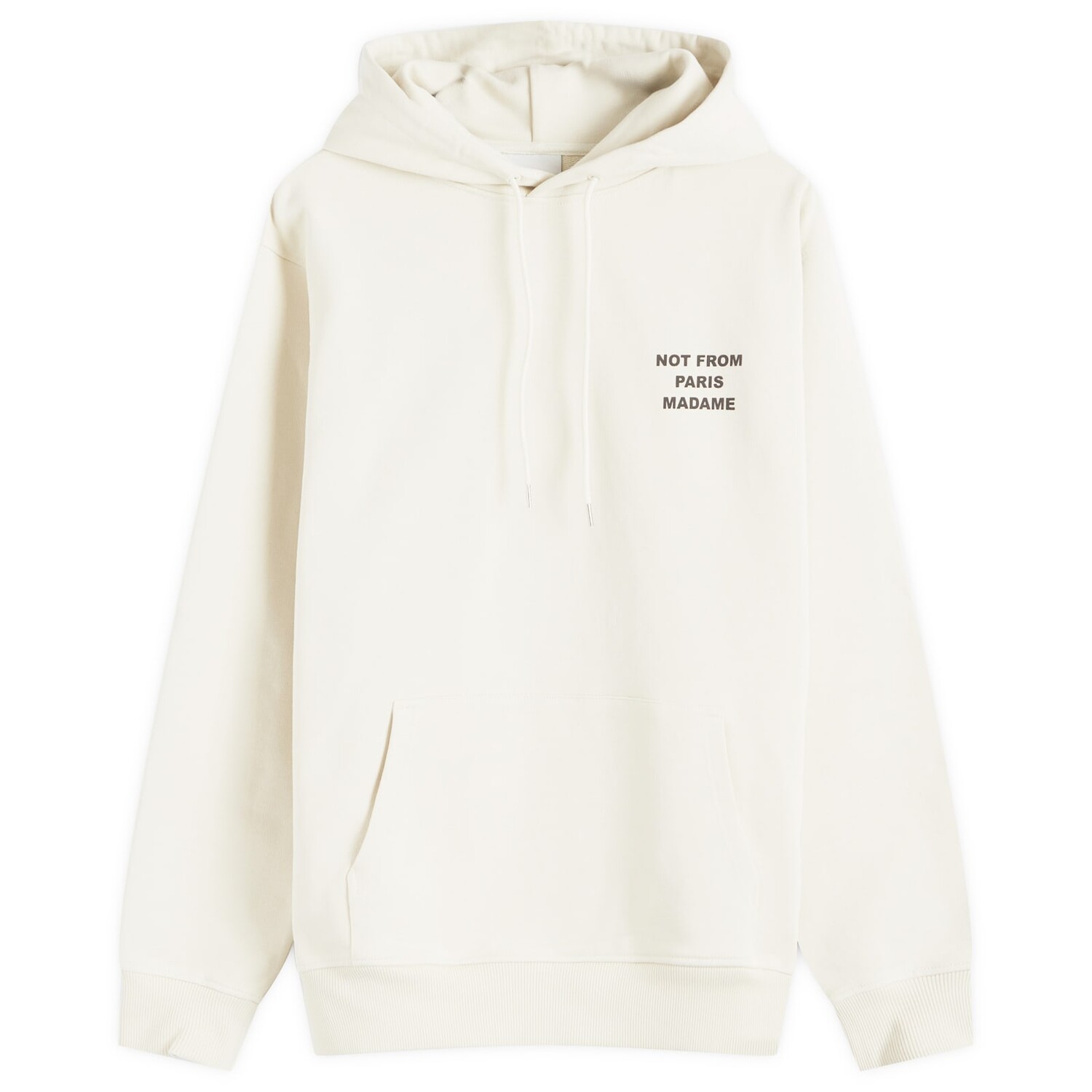 

Худи Drôle De Monsieur Not Form Paris Madame Slogan Hoodie, цвет Mastic