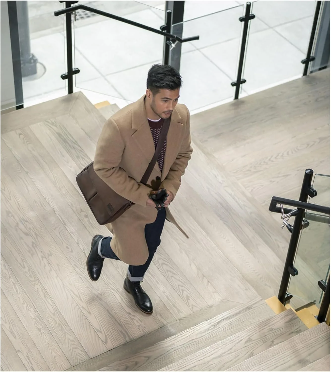 Мужские ботинки Florsheim Rucci с перфорацией. Модные ботинки, черный — фото 2