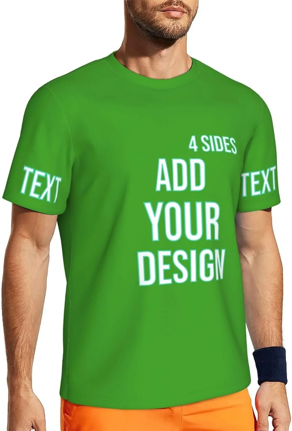 Футболка мужская Custom с принтом — фото 4