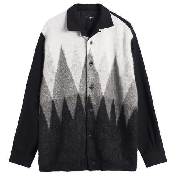 

Поло с ромбовидным узором Comme Des Garçons Homme, черный