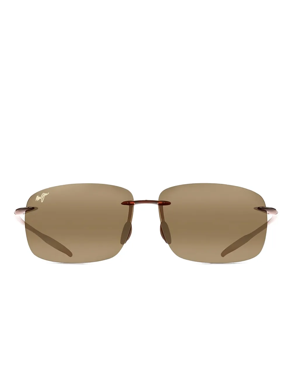 

Солнцезащитные очки без оправы Breakwall Maui Jim, коричневый