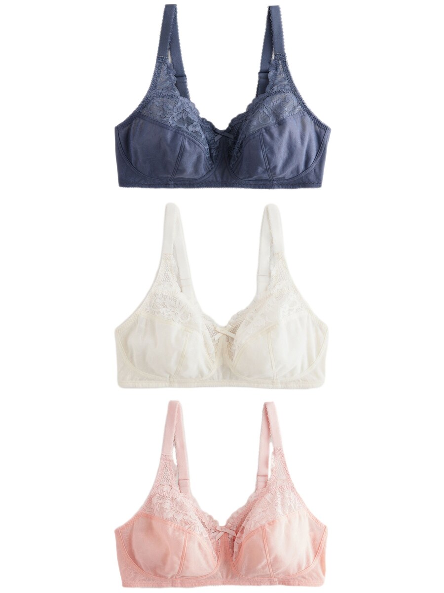 

Бюстгальтер-футболка Next, цвет Cream/Navy/Rose