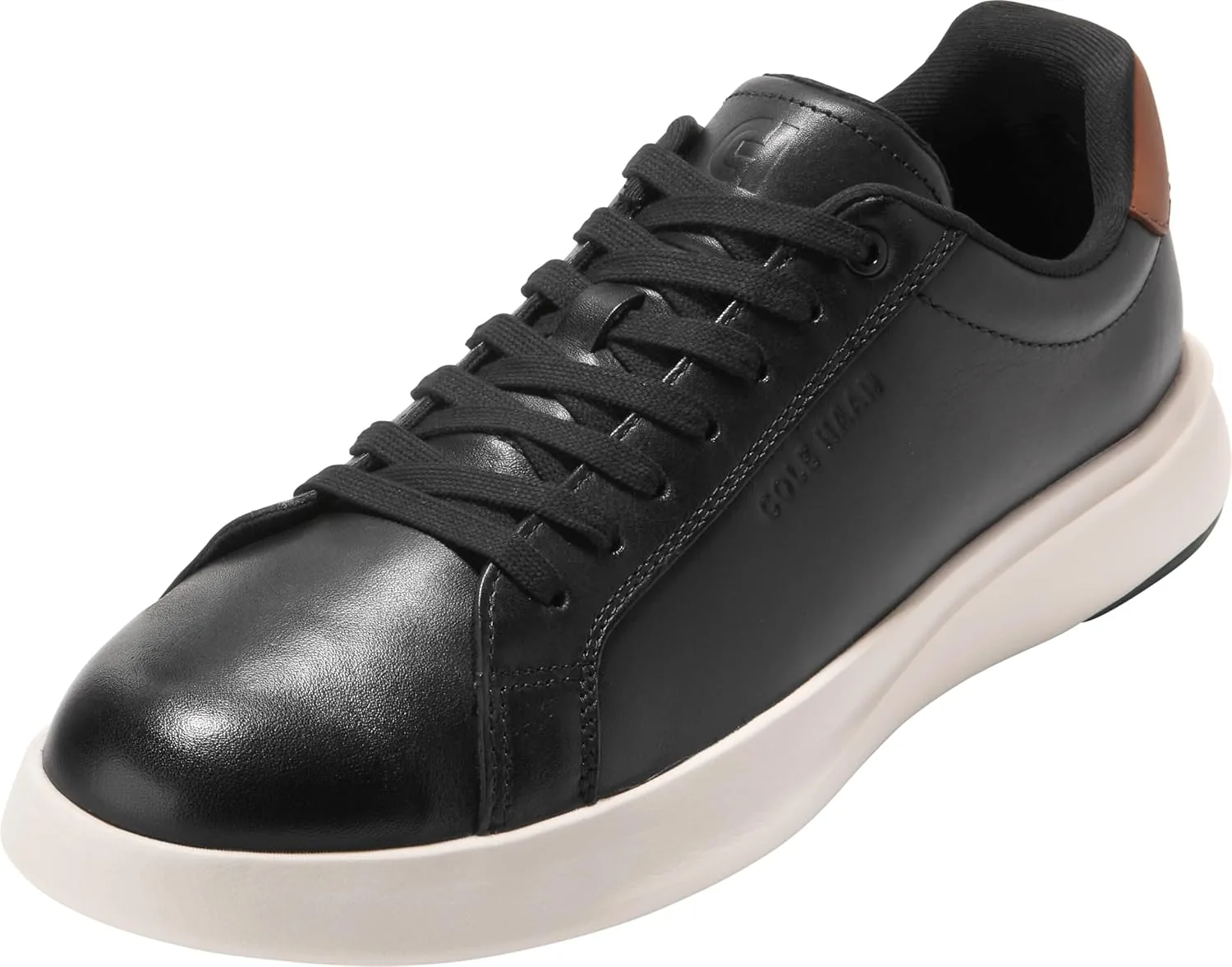 Мужские теннисные кроссовки Cole Haan Grand Crosscourt Tennis II, черный/коричневый/слоновая кость