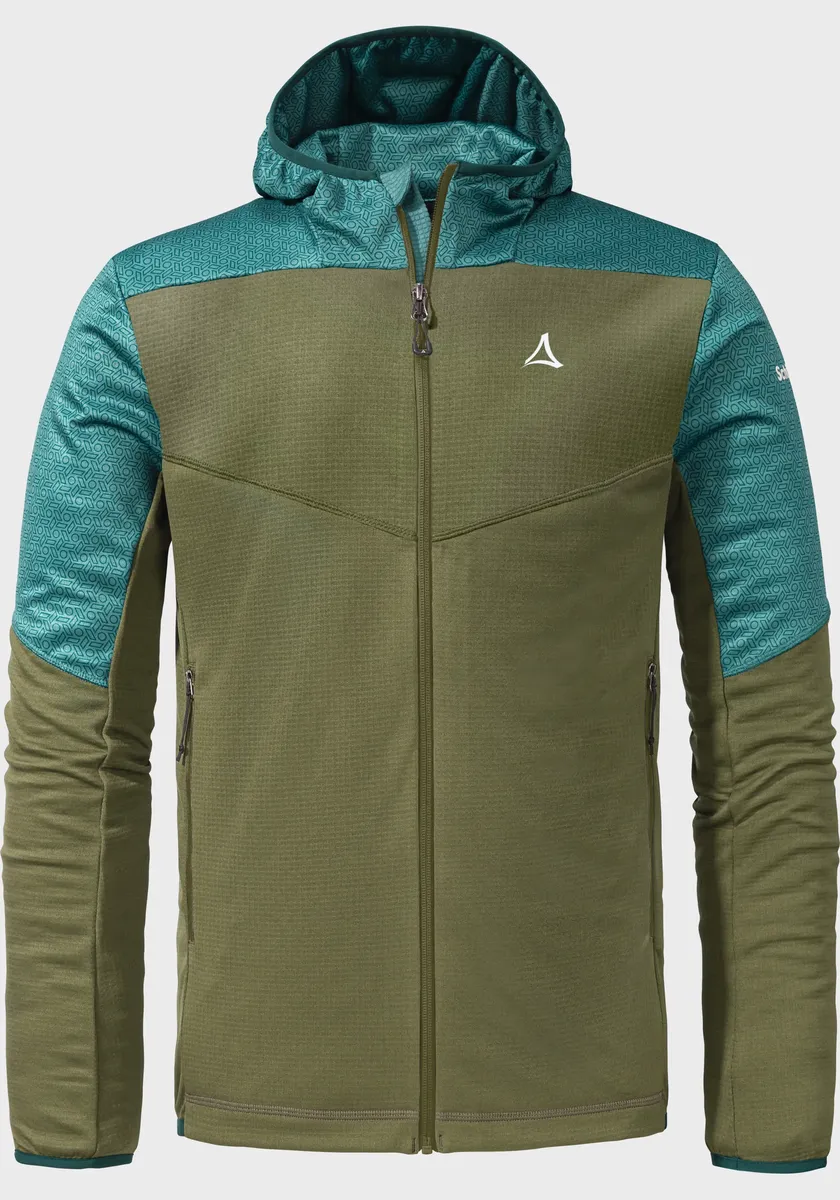 

Флисовая куртка Schöffel "Fleece Hoody Svardalen M", с капюшоном, зеленый