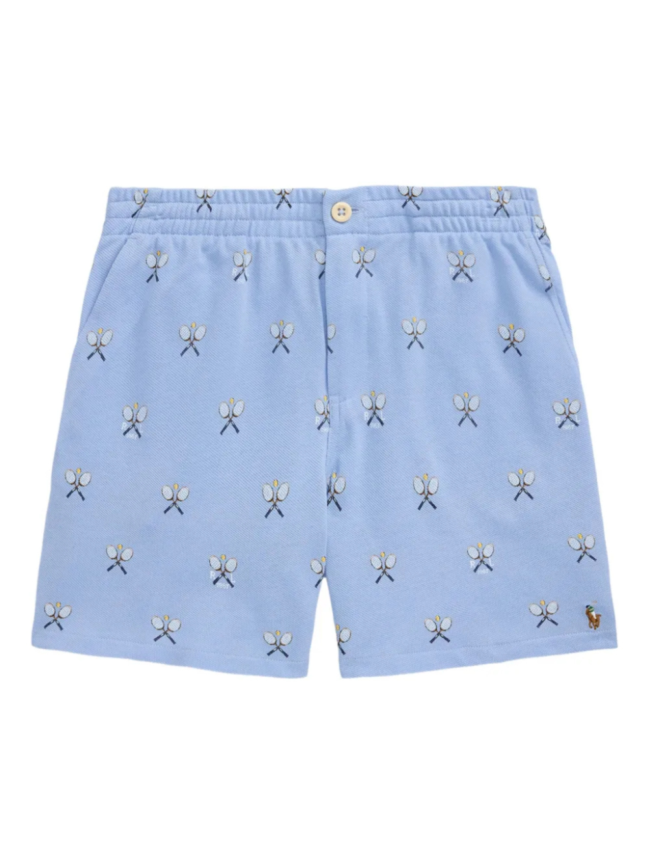 

POLO RALPH LAUREN KIDS шорты с принтом, синий